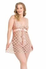 Deluxerie Babydoll Set Fuer Grosse Groessen Paola